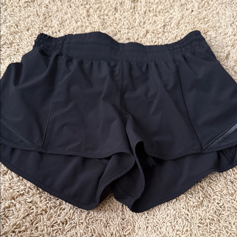 lululemon athletica Black Layered Running Shorts